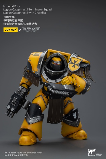 JOYTOY WH40K Imperial Fists Legion Cataphractii Terminator Squad