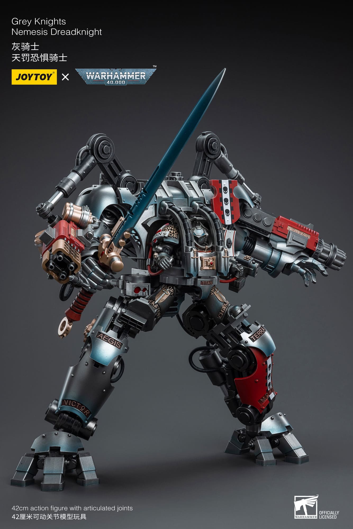 JoyToy WH40K Grey Knights Nemesis Dreadknight