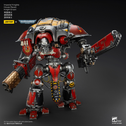 JOYTOY Imperial Knights House Raven Knight Errant WH40K