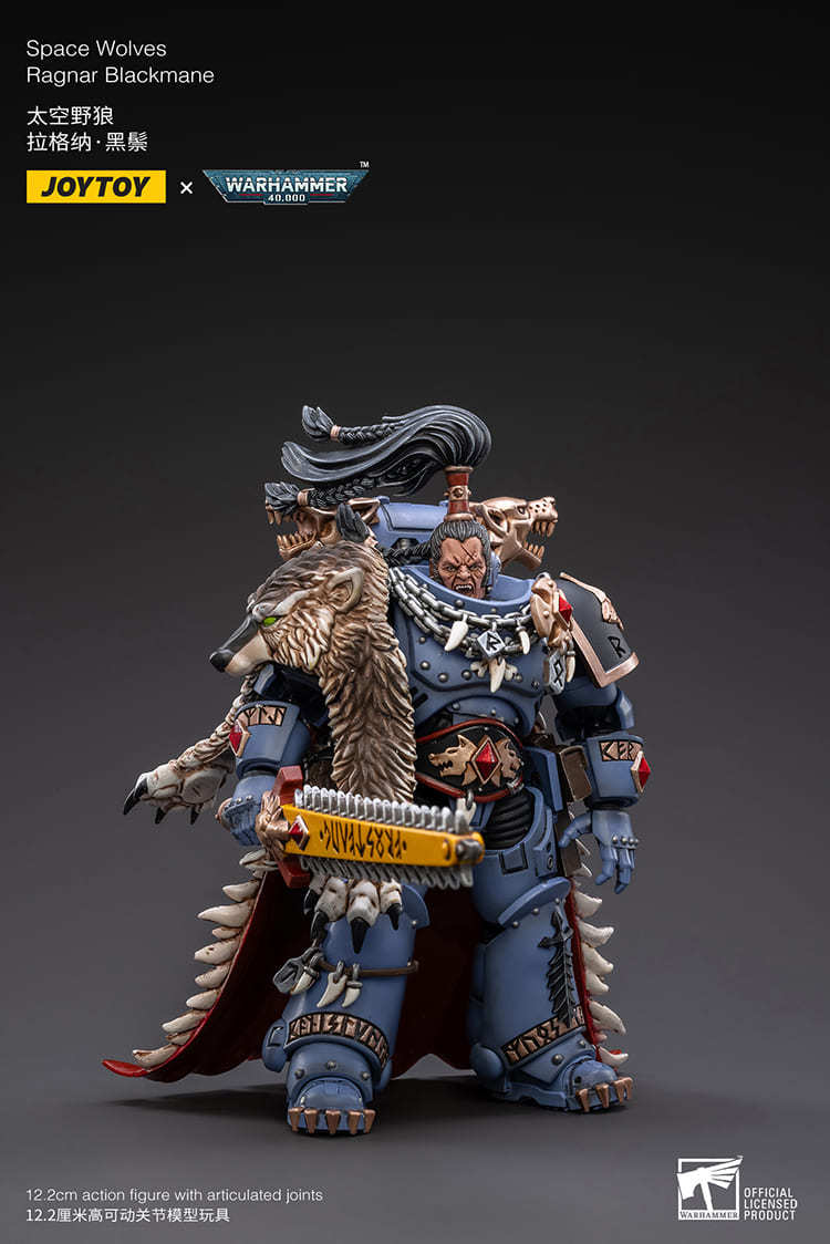 JoyToy WH40K Space Wolves Ragnar Blackmane