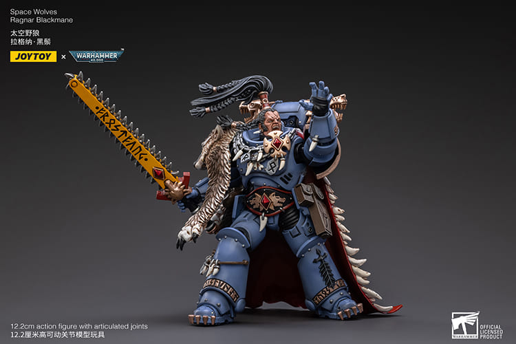 JoyToy WH40K Space Wolves Ragnar Blackmane