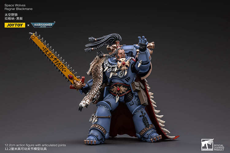 JoyToy WH40K Space Wolves Ragnar Blackmane