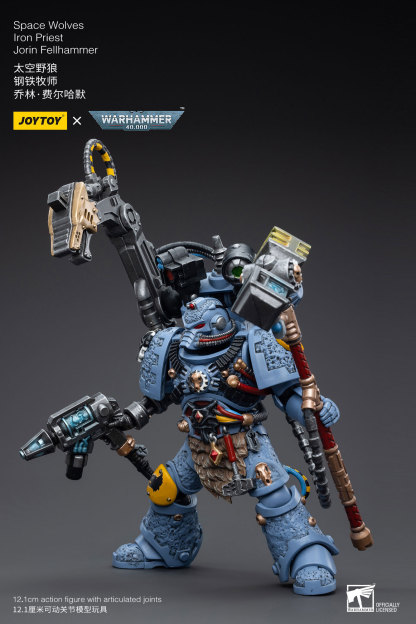 JoyToy WH40K Space Wolves Iron Priest Jorin Fellhammer