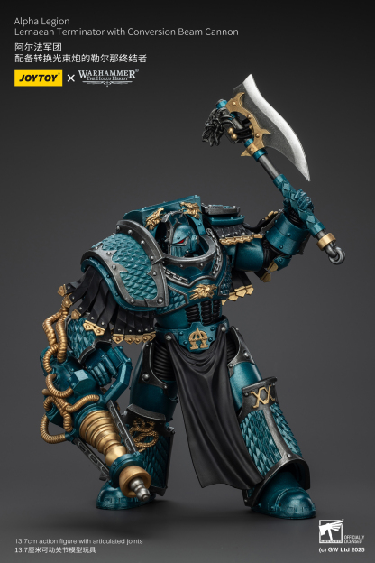 JoyToy WH40K The Horus Heresy Alpha Legion Lernaean Terminator with Conversion Beam Cannon