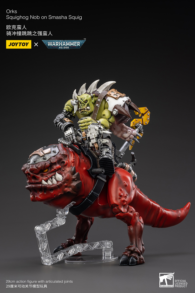 JoyToy WH40K Orks Squighog Nob On Smasha Squig – Joytoy Figure