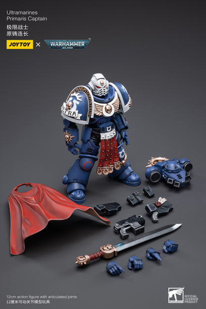 JOYTOYウォーハンマー Primaris Captain レリックシールド JoyToy Warhammer 40K Ultramarines Primaris Captain with