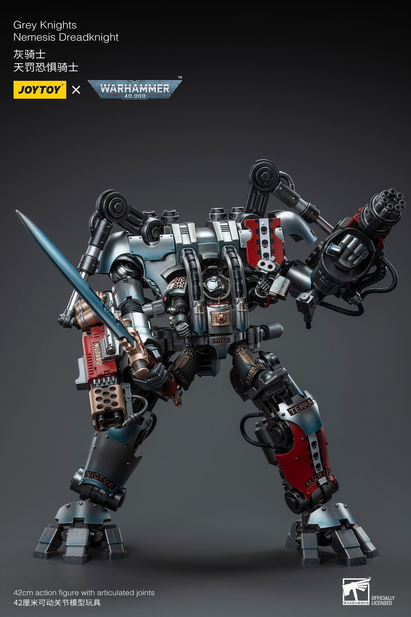JoyToy WH40K Grey Knights Nemesis Dreadknight