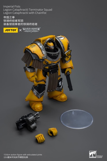 JOYTOY WH40K Imperial Fists Legion Cataphractii Terminator Squad