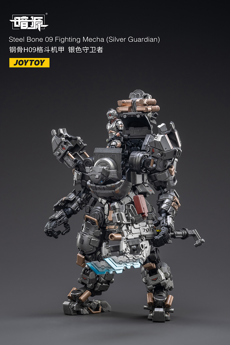 JoyToy Dark Source Steelbone Fighting Mecha 09 Silver Guardian