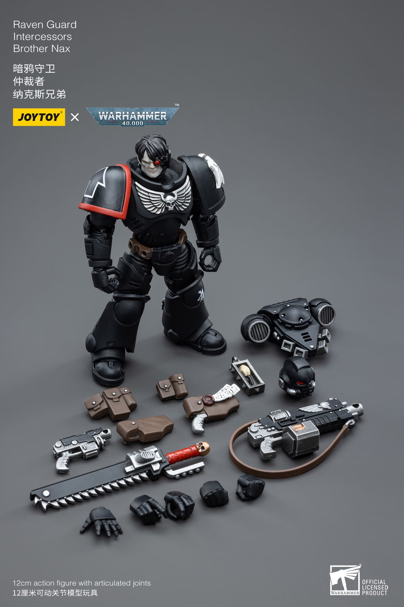 JoyToy WH40K Raven Guard Intercessors Sergeant Nax – Joytoy Figure