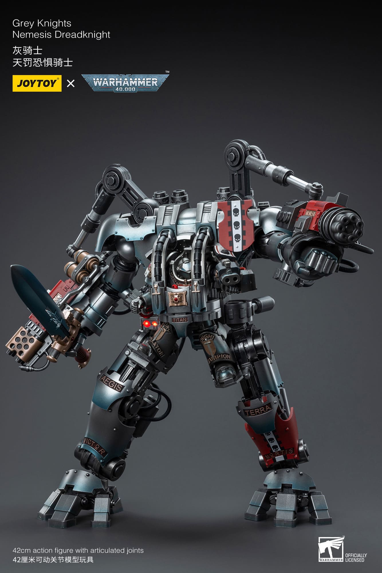 JoyToy WH40K Grey Knights Nemesis Dreadknight