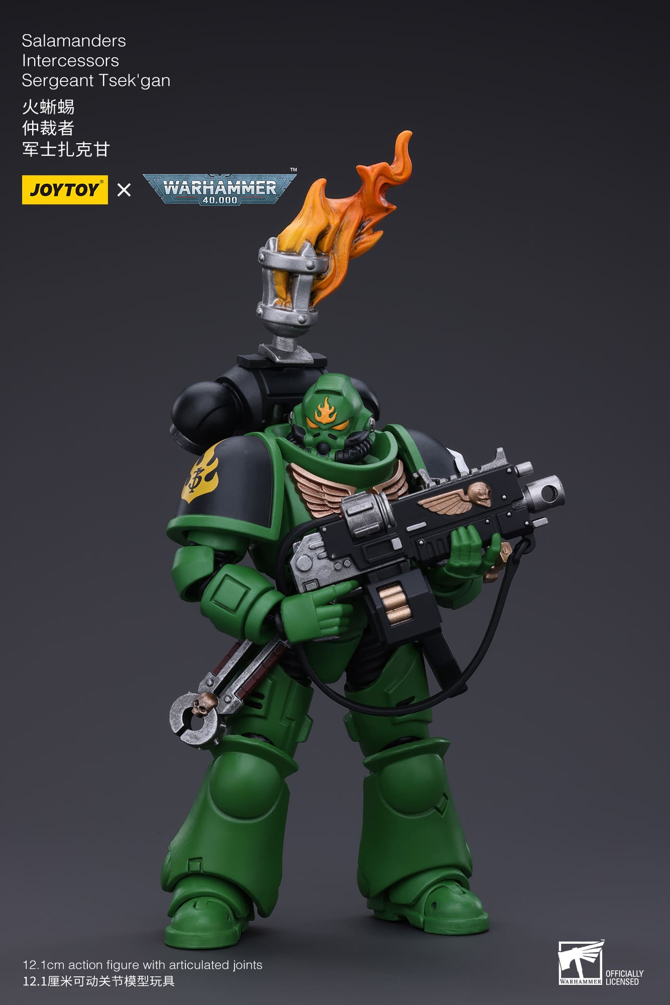JoyToy WH40K Salamanders Intercessors Sergeant Tsek'gan