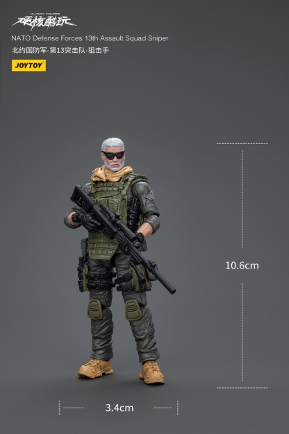JoyToy Nato Defense Forces 13Th Assault Squad Sniper