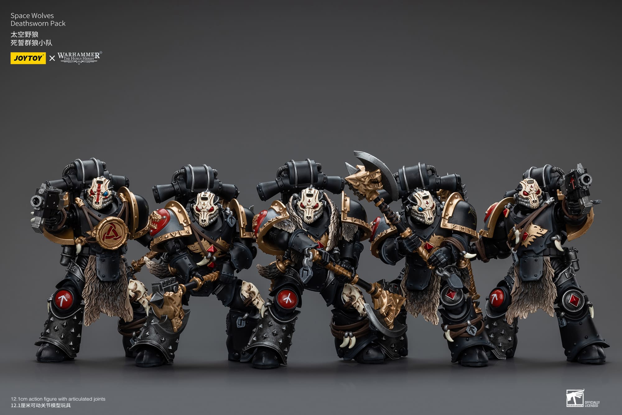 JoyToy WH40K Space Wolves Deathsworn Pack