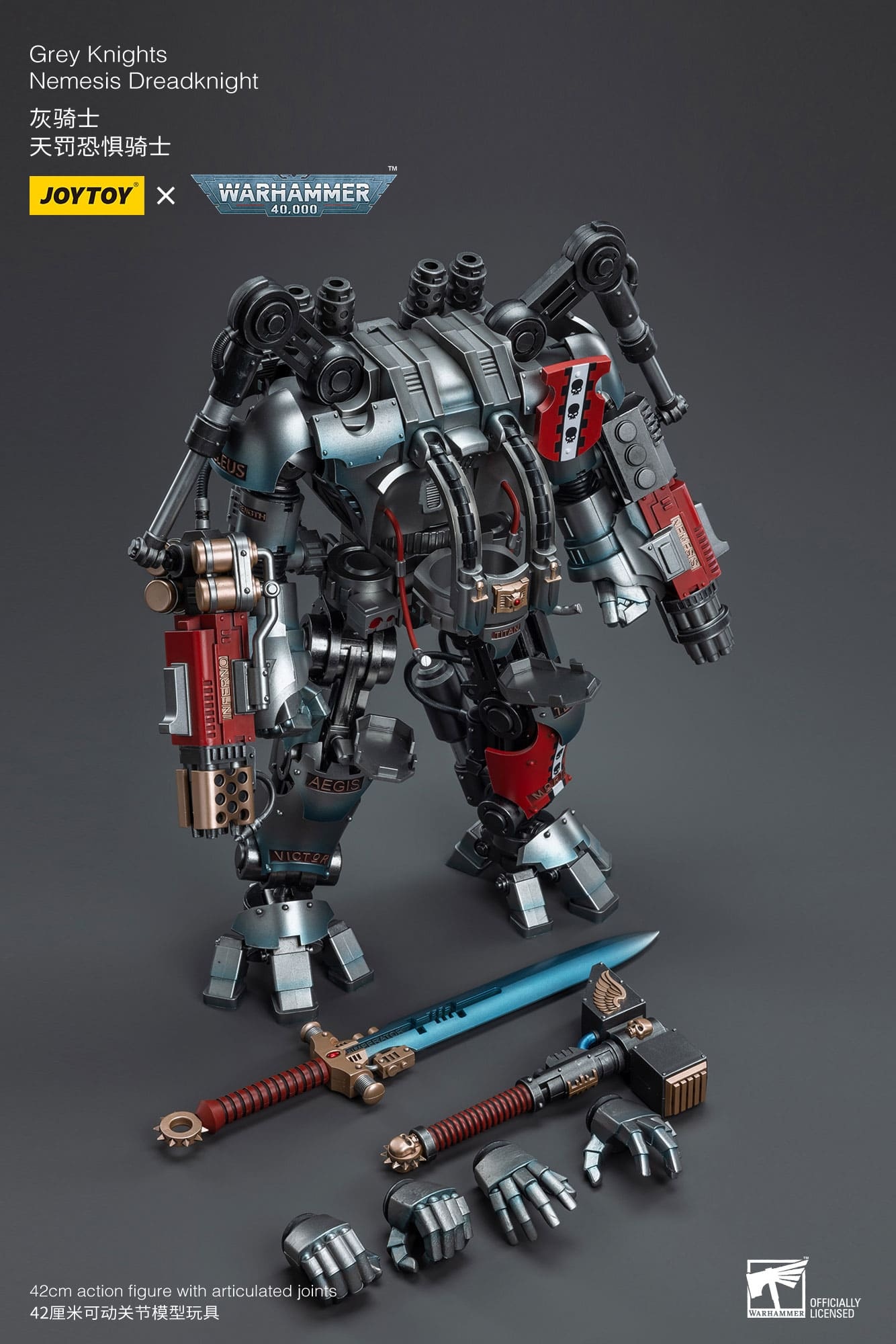 JoyToy WH40K Grey Knights Nemesis Dreadknight