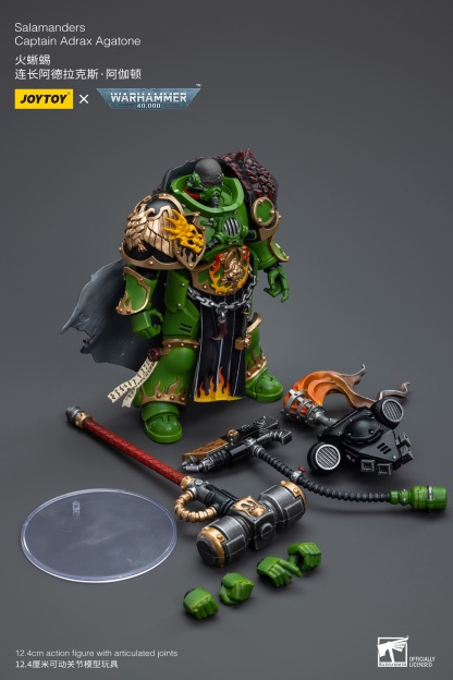 JoyToy WH40K Salamanders Captain Adrax Agatone