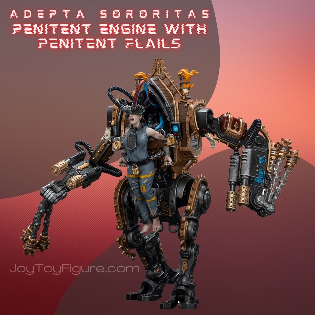 JOYTOY WH40K Adepta Sororitas Penitent Engine with Penitent Flails