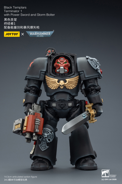 JoyToy WH40K Space Marines Black Templars Terminator Squad
