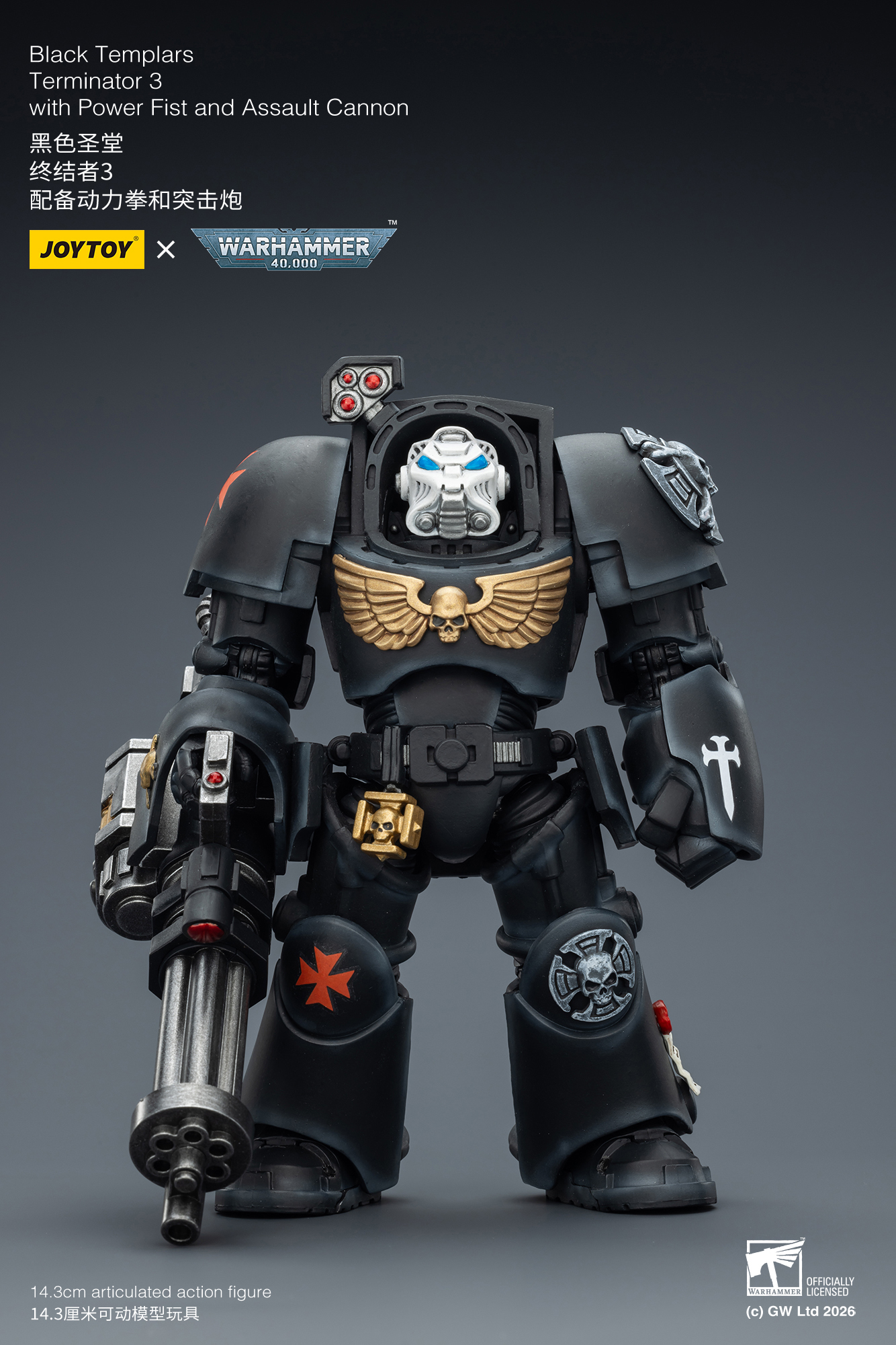 JoyToy WH40K Space Marines Black Templars Terminator Squad