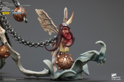 JoyToy WH40K Death Guard Mortarion, Daemon Primarch of Nurgle with Ancient weapons ‘The Lantern' and ‘Silence'