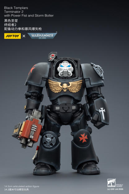JoyToy WH40K Space Marines Black Templars Terminator Squad