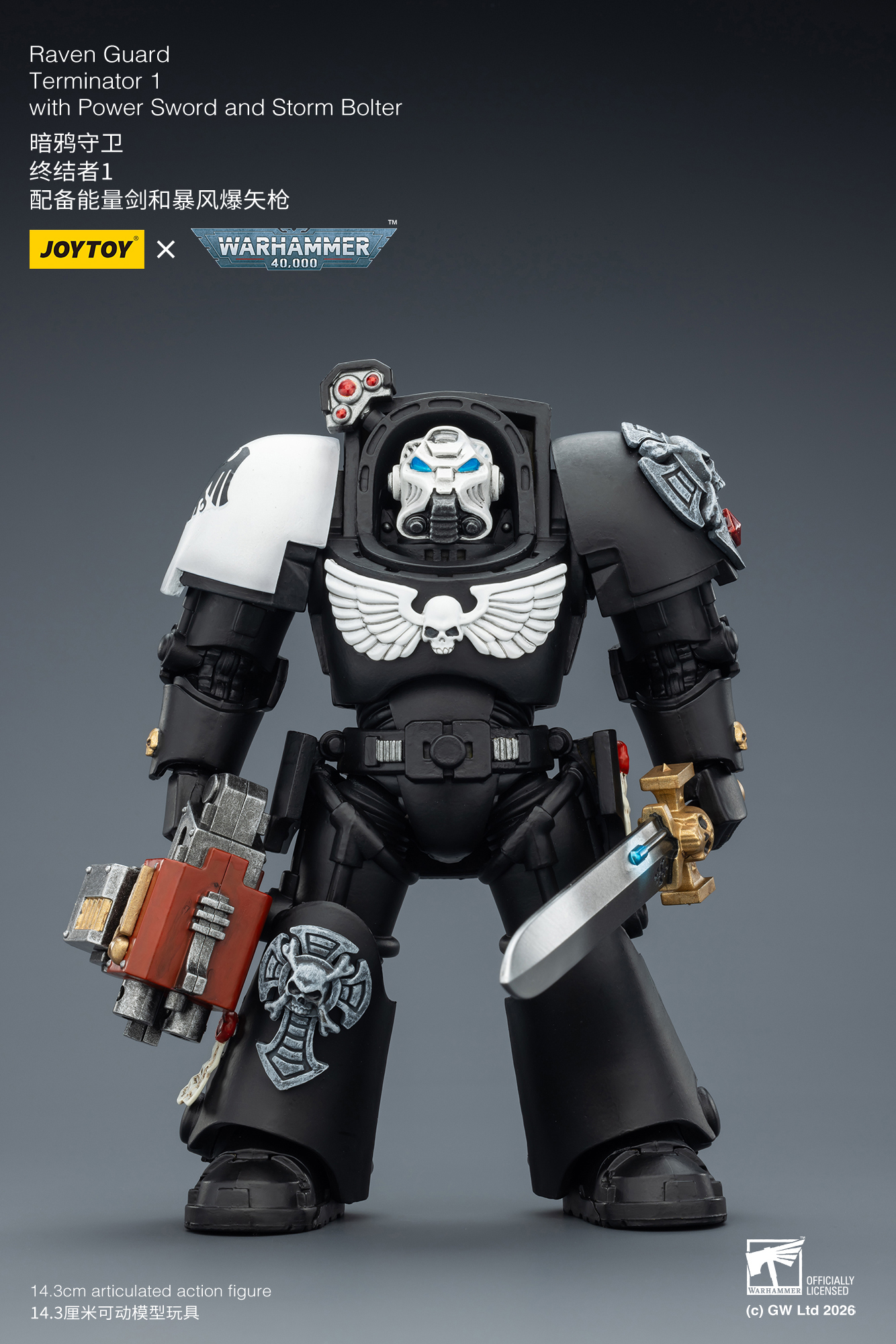 JoyToy WH40K Raven Guard Terminator Squad