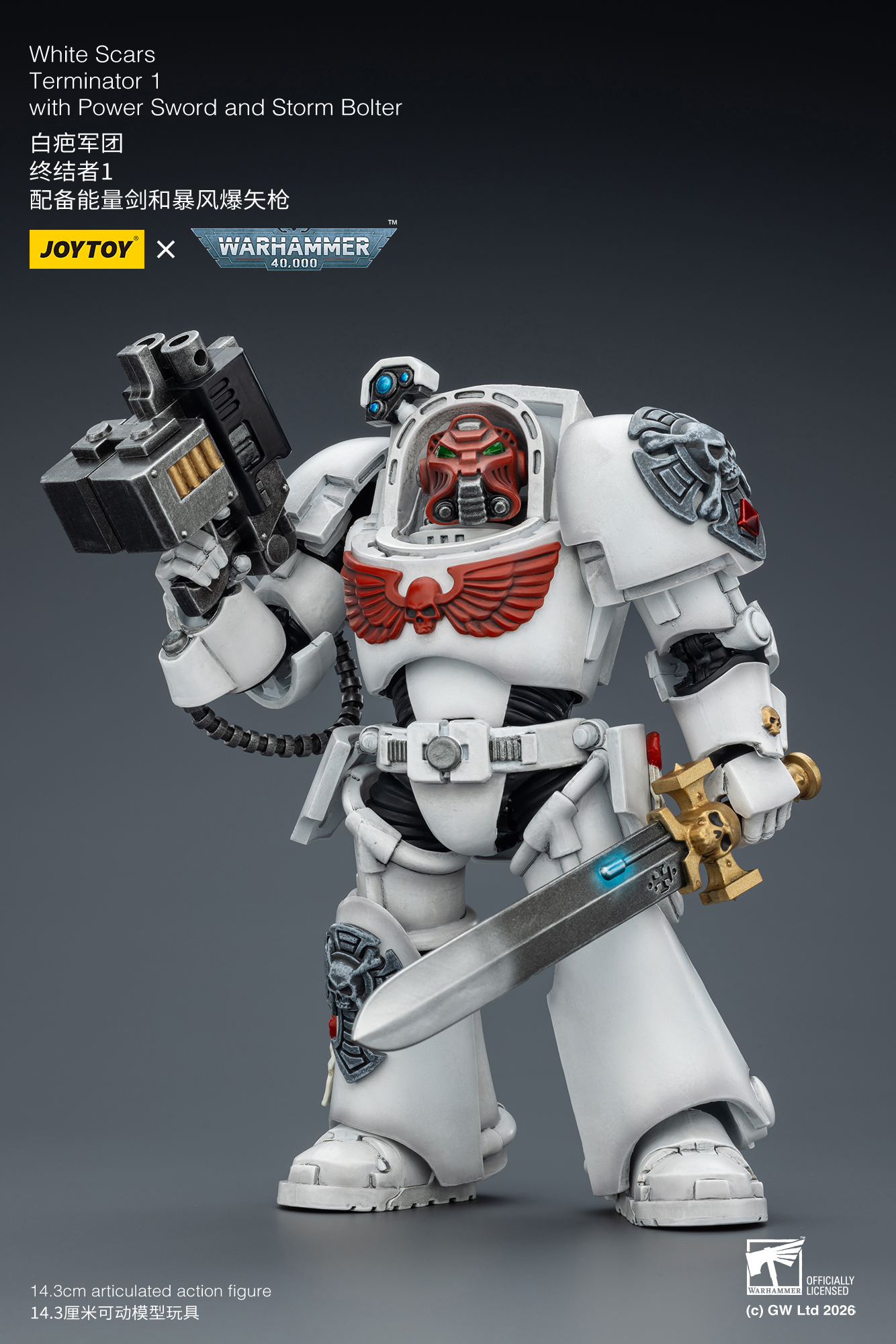 JoyToy WH40K White Scars Terminator Squad