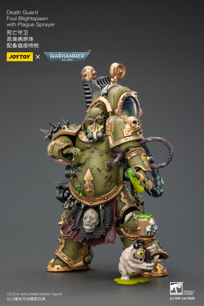 JoyToy WH40K Death Guard Foul Blightspawn with Plague Sprayer
