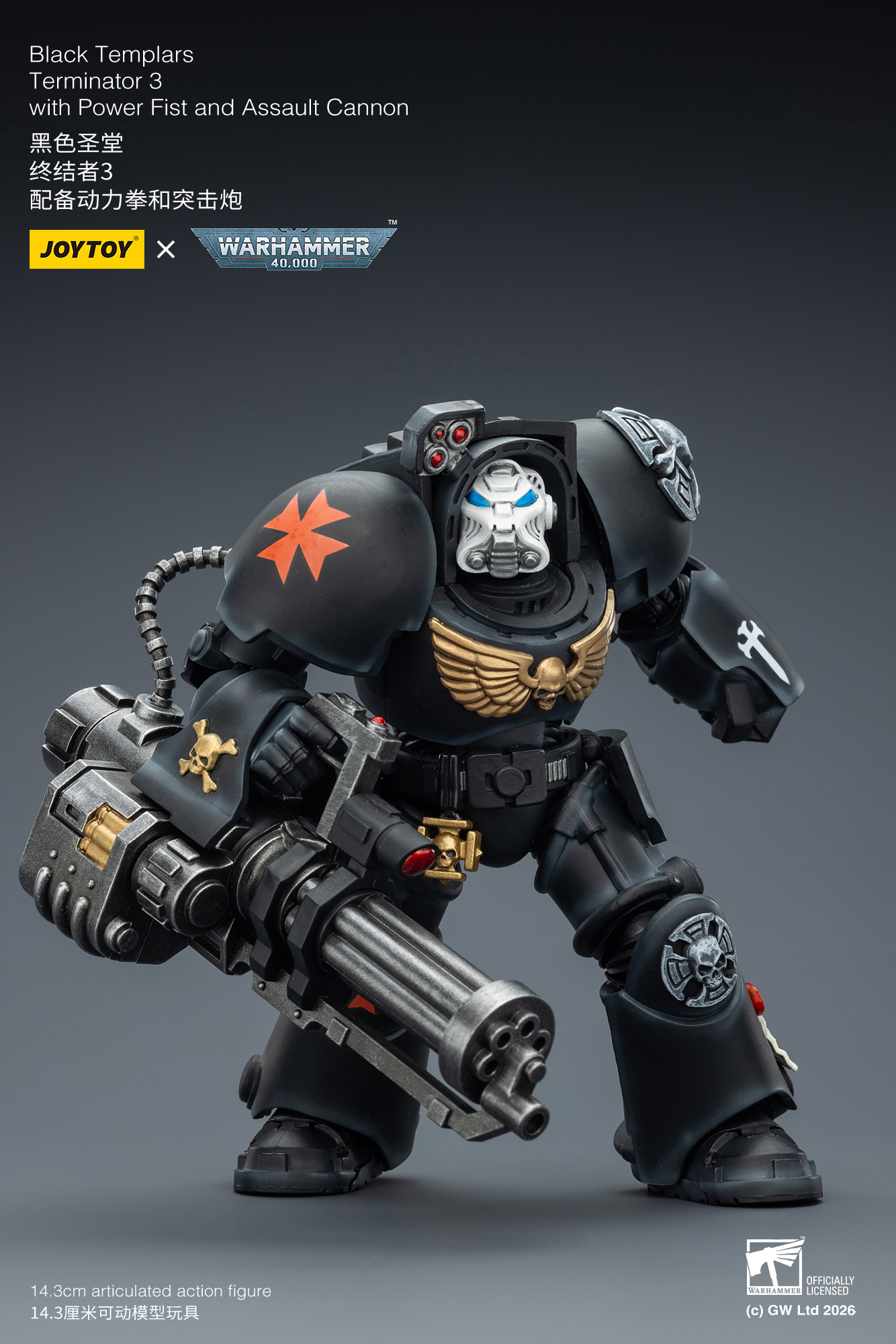 JoyToy WH40K Space Marines Black Templars Terminator Squad
