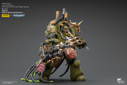 JoyToy WH40K Death Guard Lord of Virulence with Power Fist and Twin Plague Spewer