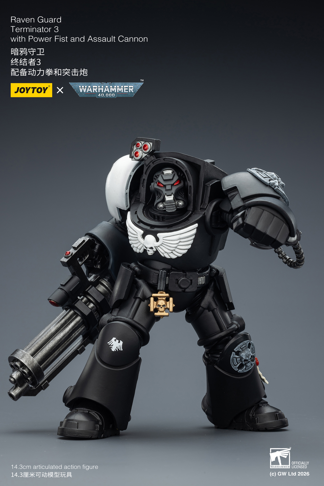 JoyToy WH40K Raven Guard Terminator Squad