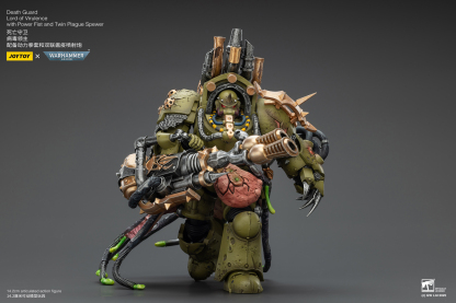 JoyToy WH40K Death Guard Lord of Virulence with Power Fist and Twin Plague Spewer