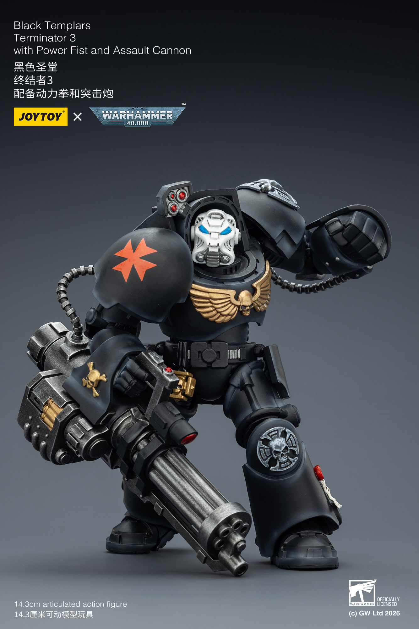 JoyToy WH40K Space Marines Black Templars Terminator Squad