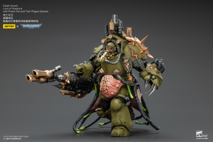 JoyToy WH40K Death Guard Lord of Virulence with Power Fist and Twin Plague Spewer