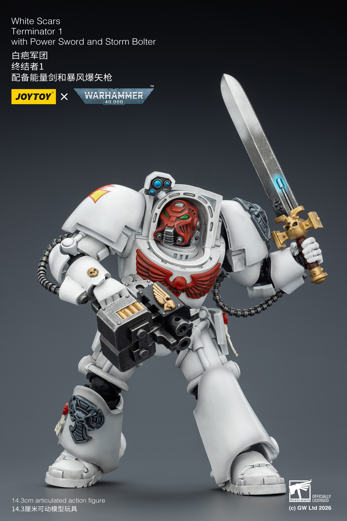 JoyToy WH40K White Scars Terminator Squad