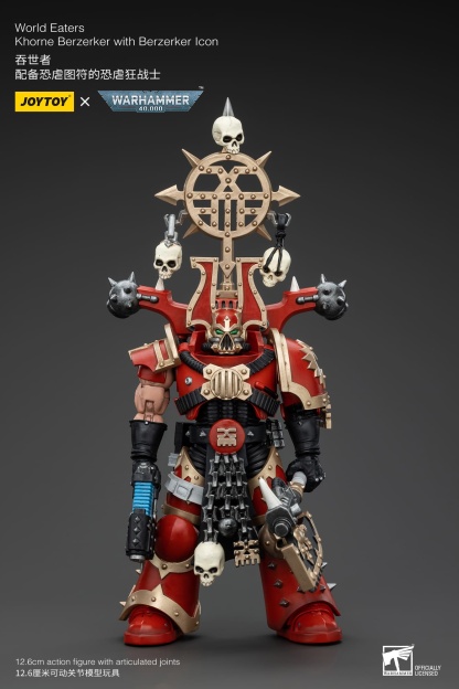 JoyToy WH40K World Eaters Khorne Berzerker with Berzerker lcon