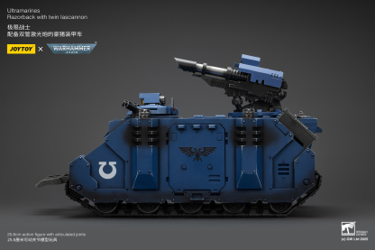 JoyToy WH40K Ultramarines Razorback with twin lascannon
