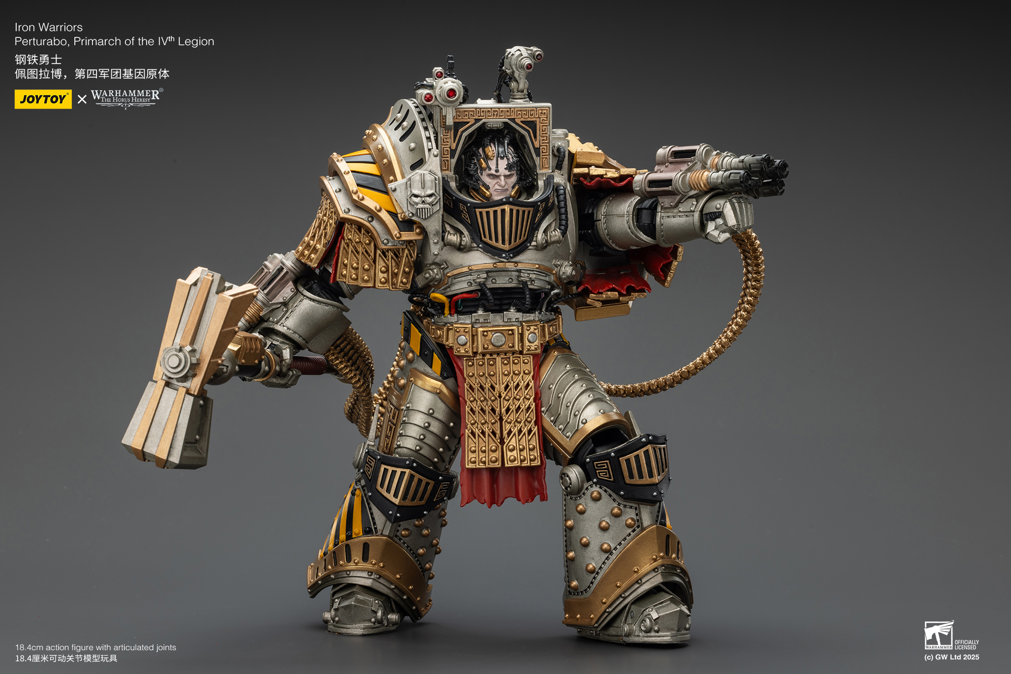JoyToy WH40K Iron Warriors Perturabo, Primarch of the lVth Legion