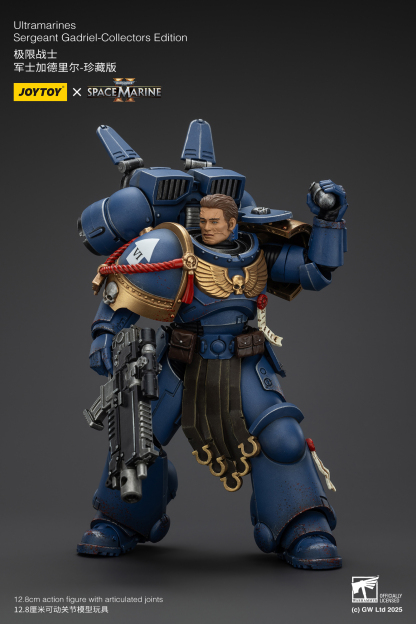 JoyToy WH40K Ultramarines Space Marine 2 Sergeant Gadriel Collectors Edition