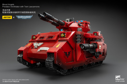 JoyToy WH40K Blood Angels Predator Annihilator with Twin Lascannons