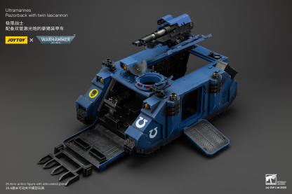 JoyToy WH40K Ultramarines Razorback with twin lascannon