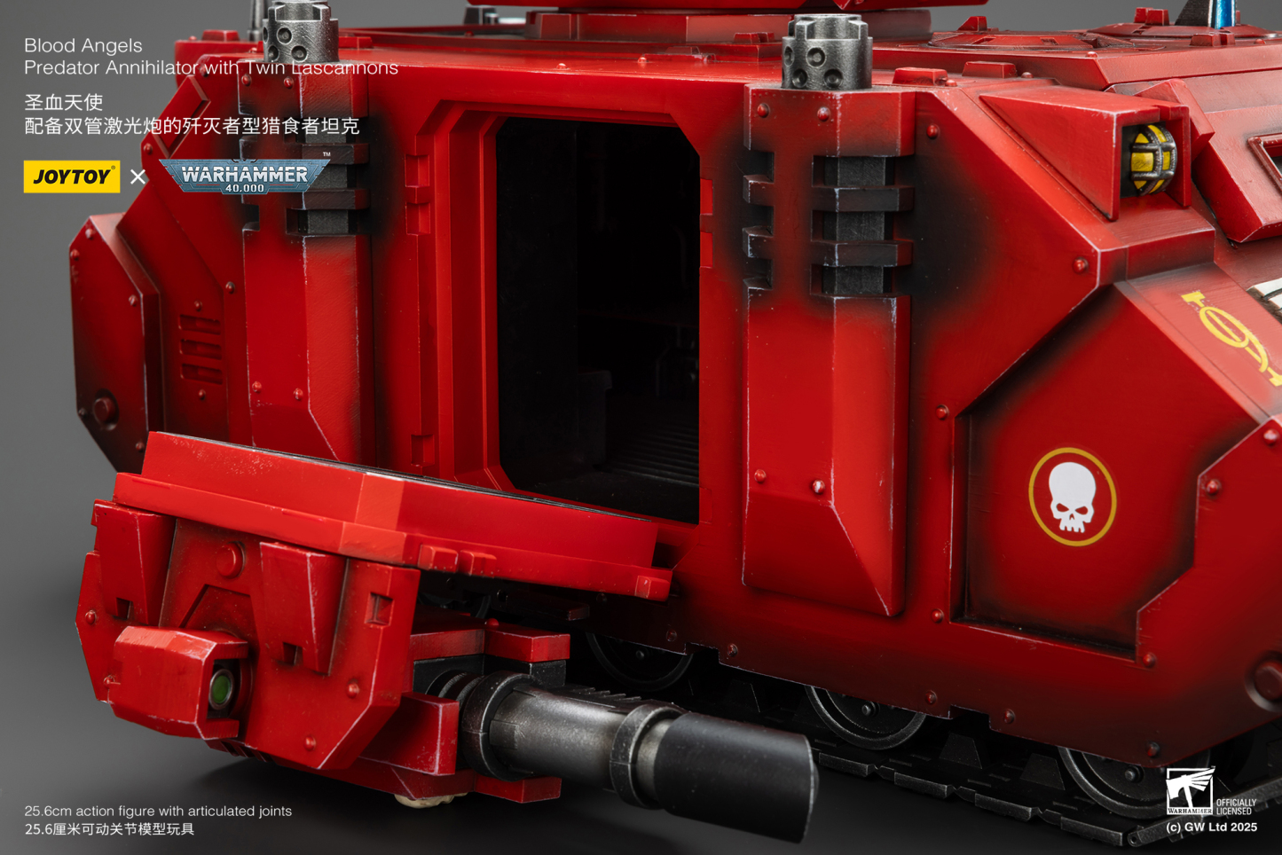 JoyToy WH40K Blood Angels Predator Annihilator with Twin Lascannons