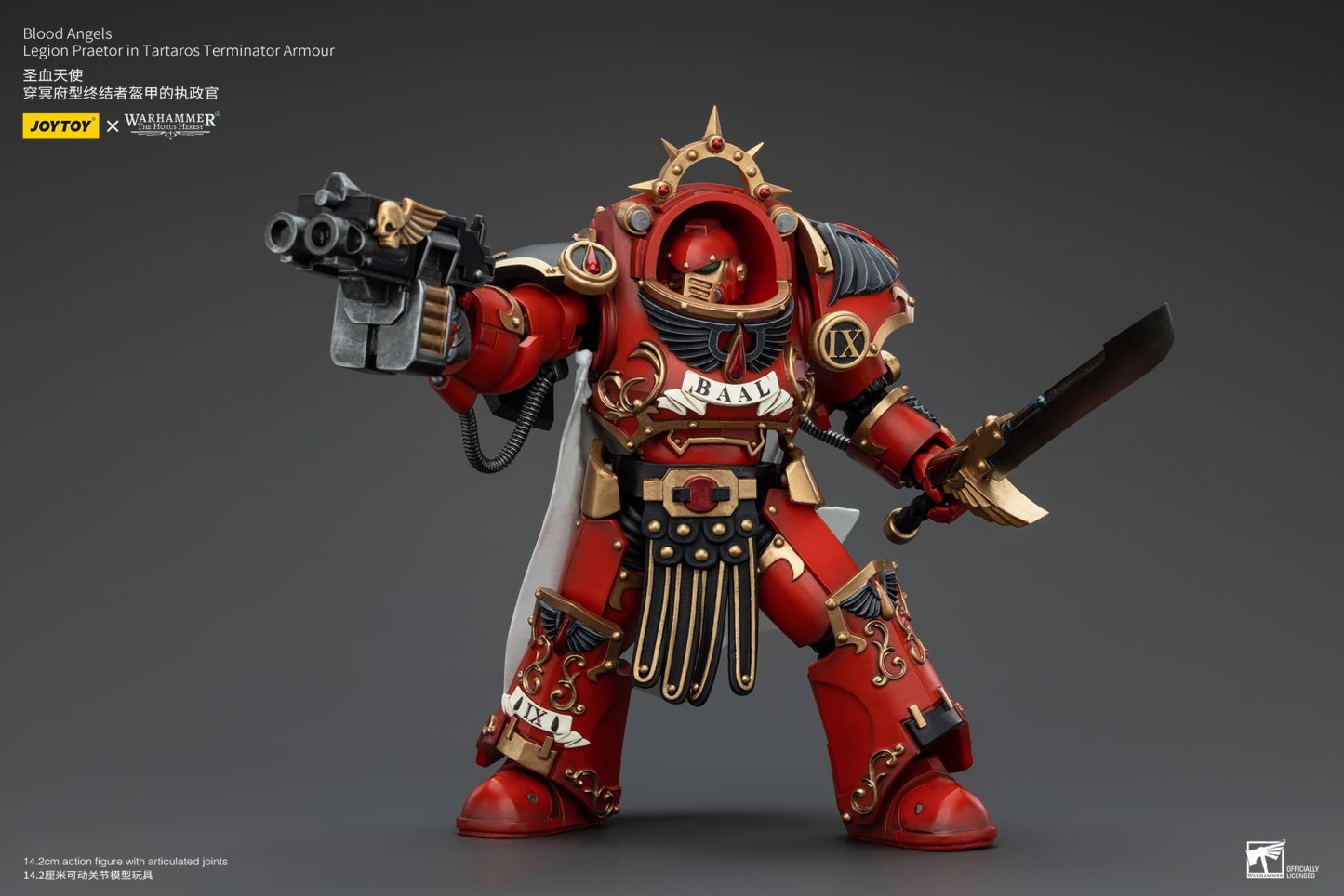 JoyToy WH40K Blood Angels Legion Praetor in Tartaros Terminator Armour