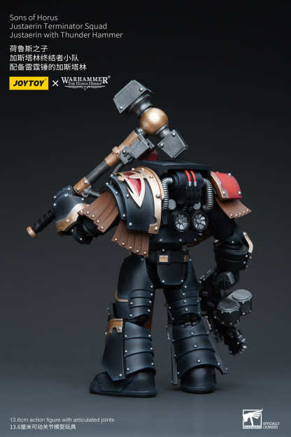JOYTOY WH40K Sons of Horus Justaerin Terminator Squad Justaerin with Thunder Hammer
