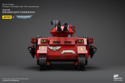 JoyToy WH40K Blood Angels Predator Annihilator with Twin Lascannons