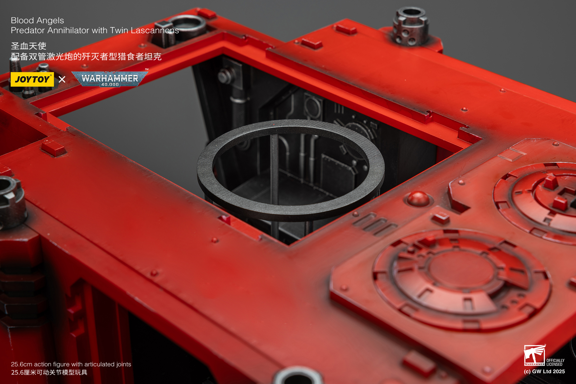 JoyToy WH40K Blood Angels Predator Annihilator with Twin Lascannons
