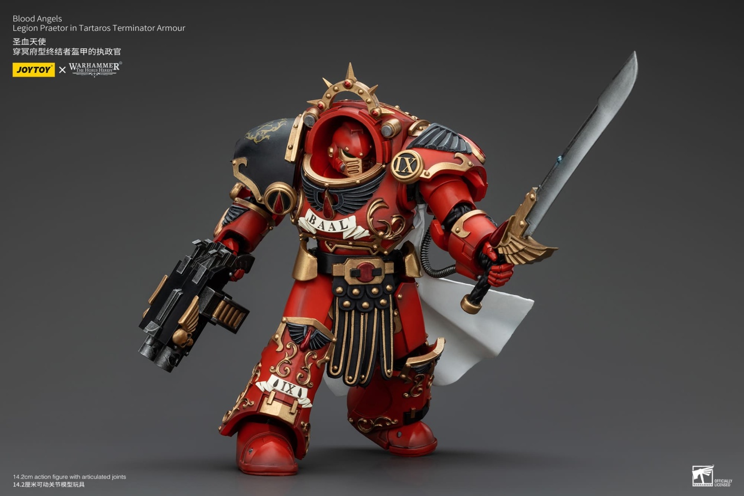 JoyToy WH40K Blood Angels Legion Praetor in Tartaros Terminator Armour