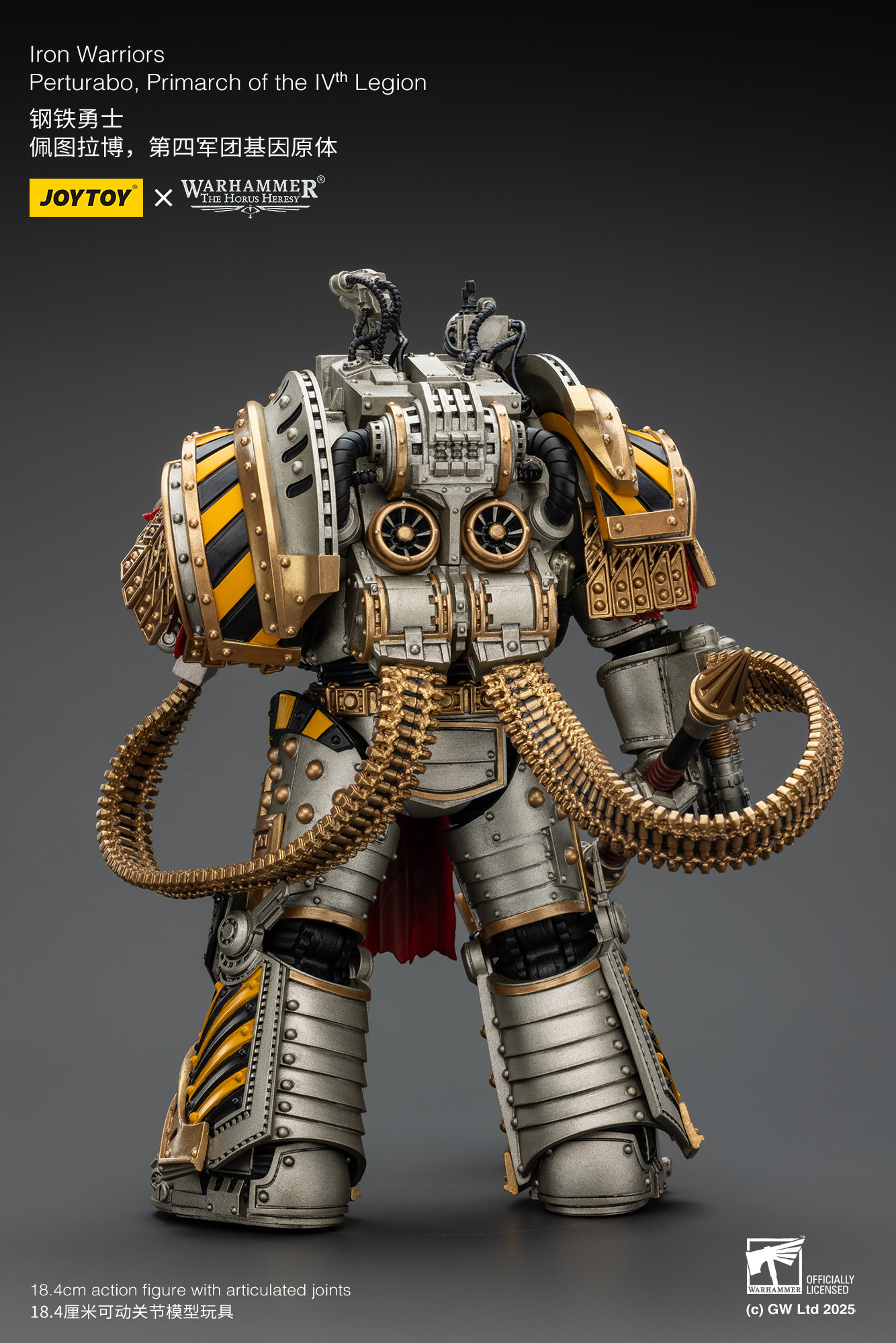 JoyToy WH40K Iron Warriors Perturabo, Primarch of the lVth Legion