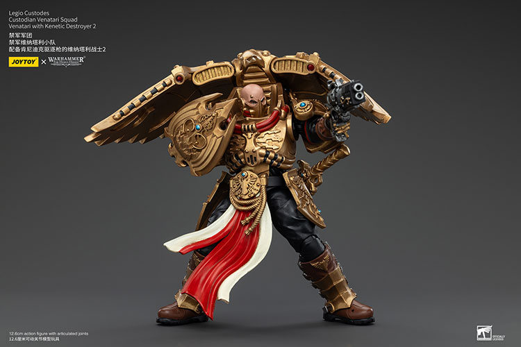 JoyToy WH40K Legio Custodes Custodian Venatari Squad Venatari with Kenetic Destroyer 2