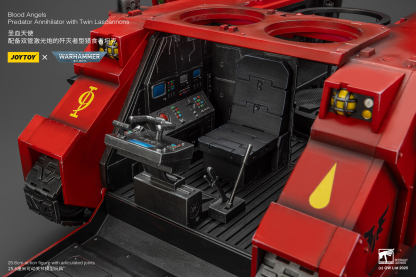 JoyToy WH40K Blood Angels Predator Annihilator with Twin Lascannons